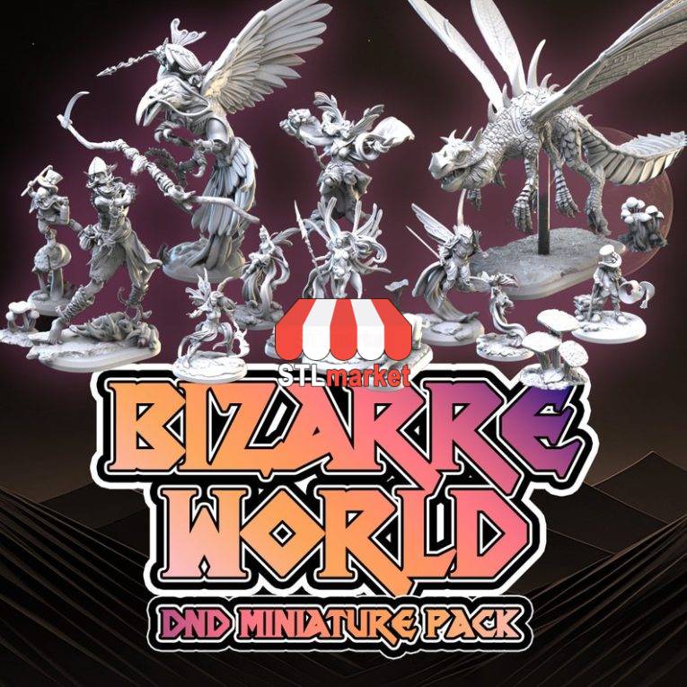 Bizarre-World-STL-Pack-for-DnD-Dungeons-and-Drago_1