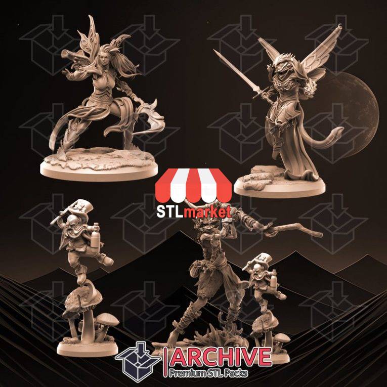 Bizarre-World-STL-Pack-for-DnD-Dungeons-and-Drago_2