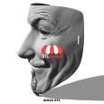 Vendetta Mask 3D Figure – V for Vendetta Mask (Single Part – .Obj File)