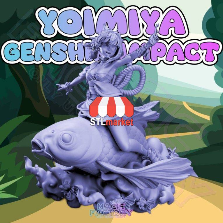 Genshin-Impact-Series-Yoimia-3D-Figure-STL-Model-_7