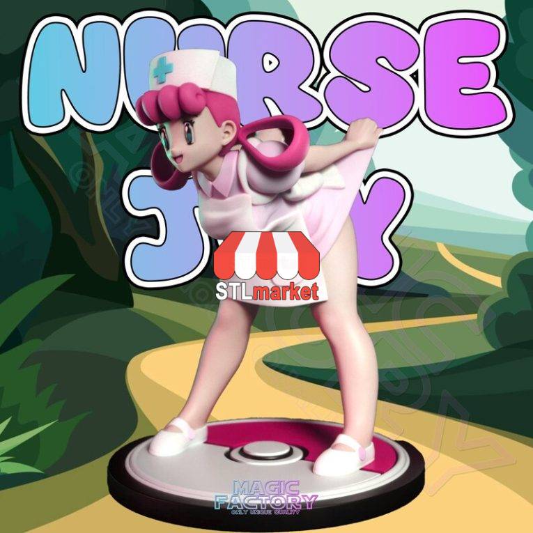 Nurse-Joy-Figure-STL-Model-NSFW-for-3D-Printing-_5