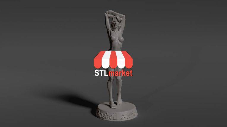 Nude Woman Standing STL Downloader 5