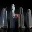 3D Printable Los Angeles City Model by Kitbash3D Downloadable