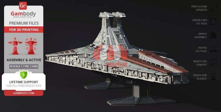 star wars ship stl model