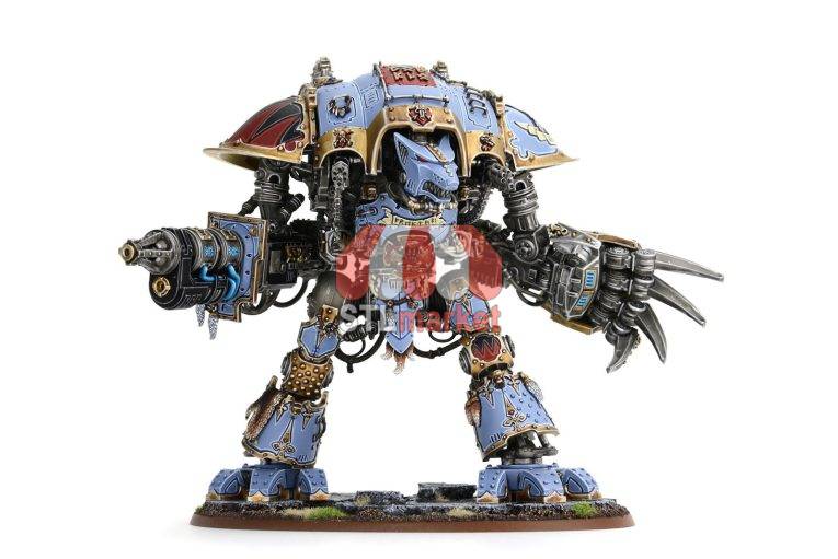 Space Wolves Imperial Knight stl download